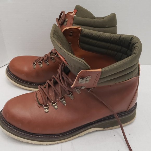 Brown lace Up Simms Mens Shoes Boots Wading Fly Fishing 14 - Picture 9 of 13